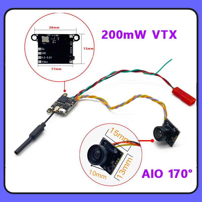 SLONWAKE 5.8G 1200TVL กล้อง FP - Fpv Drone Vtx บทวิจารณ์และราคา